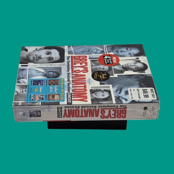 NEW Grey's Anatomy Complete Second Season UNCUT 27 Episode DVD Box Set Bonus Fts - Picture 5 of 6
